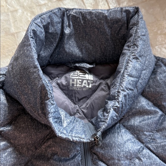 Women's Packable Ultra Light Down Jacket NEW 32 Degrees Heat Sz L puffer coat - Picture 3 of 8